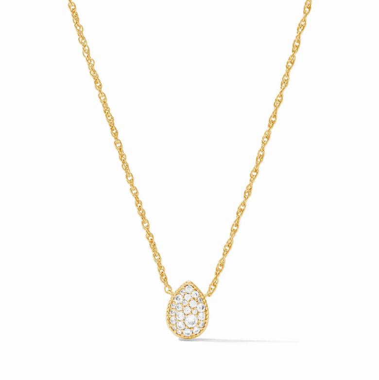 Julie Vos Birthstone Teardrop Delicate Necklace