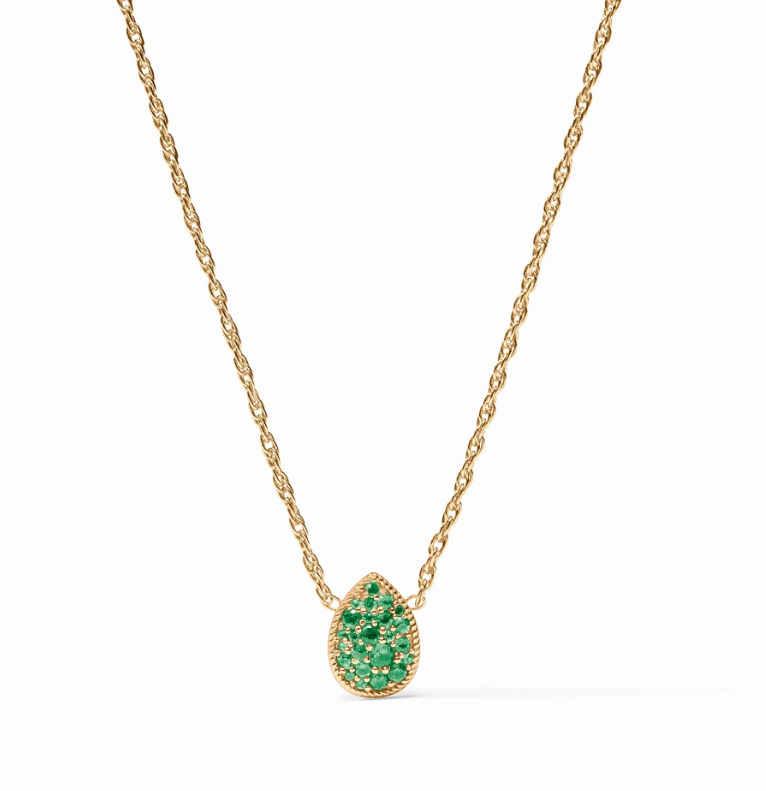 Julie Vos Birthstone Teardrop Delicate Necklace