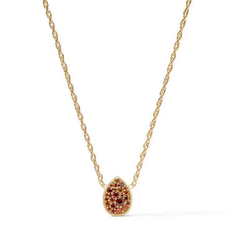 Julie Vos Birthstone Teardrop Delicate Necklace