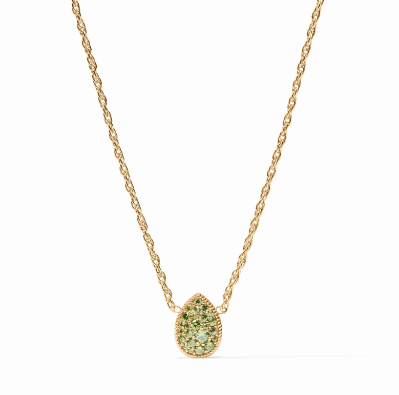 Julie Vos Birthstone Teardrop Delicate Necklace