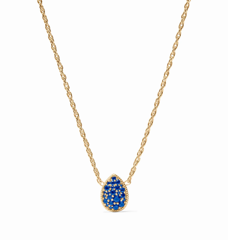 Julie Vos Birthstone Teardrop Delicate Necklace