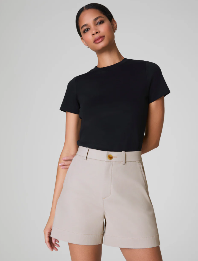 SPANX Stretch Twill Shorts 5"