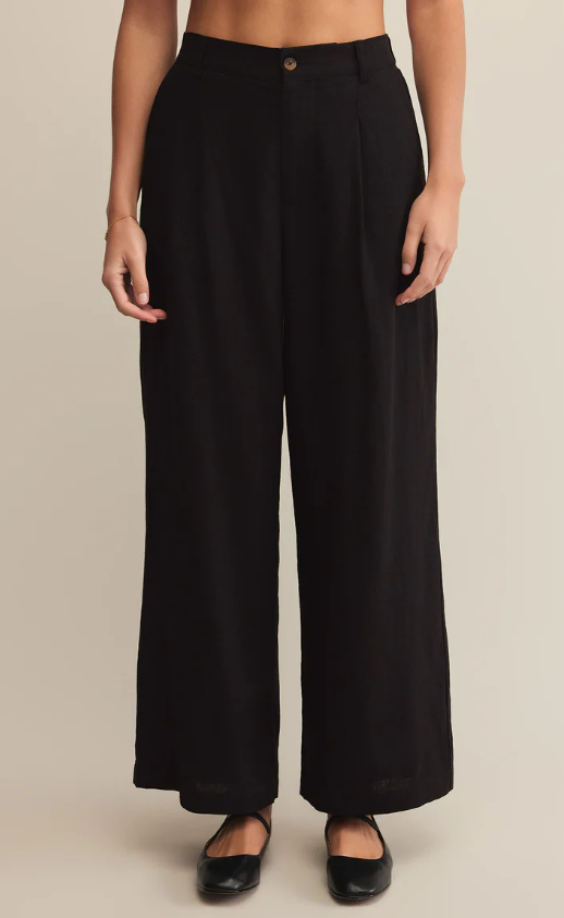 Z Supply Topanga Wide Leg Linen Pant