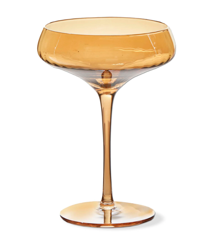 Chelsea Iridescent Optic Coupe Glass