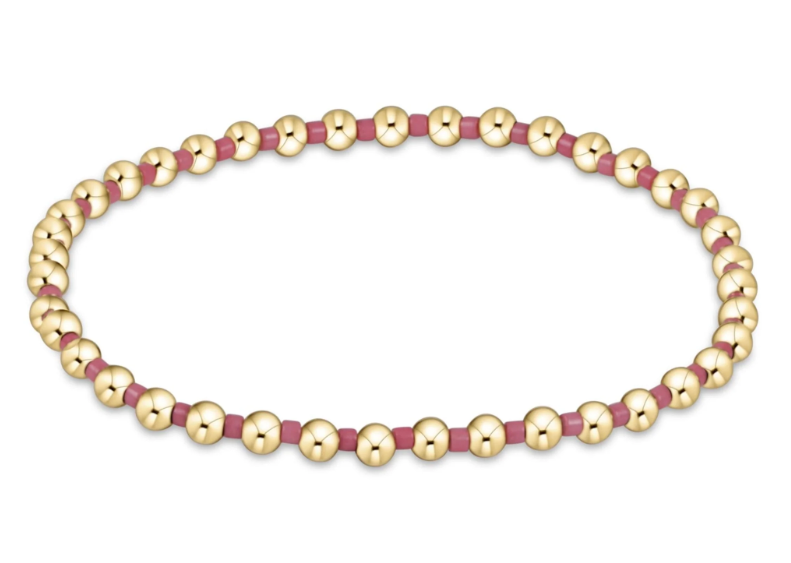 E Newton Hope Grateful 3mm Bead Bracelet