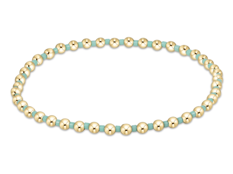 E Newton Hope Grateful 3mm Bead Bracelet