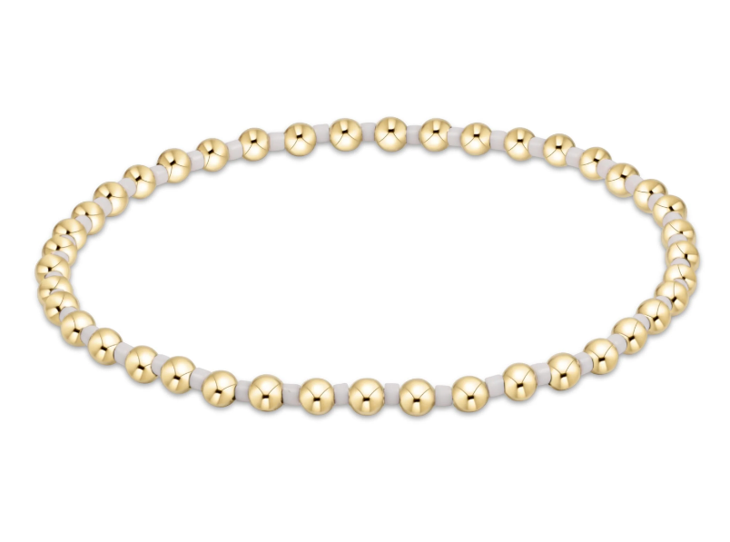 E Newton Hope Grateful 3mm Bead Bracelet