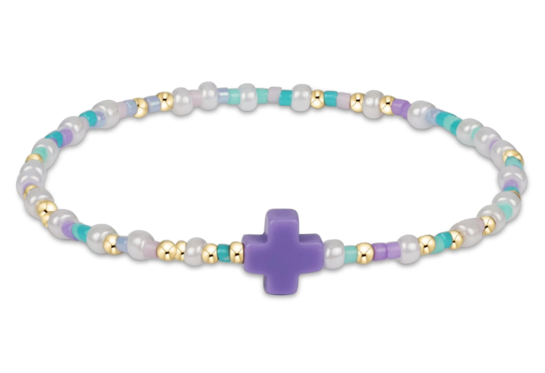 E Newton egirl Hope Unwritten Signature Cross Bracelet
