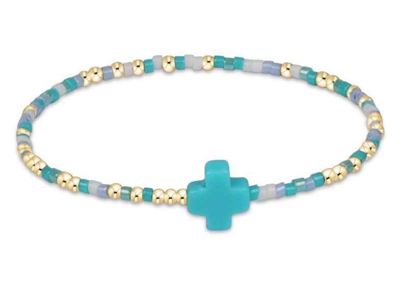 E Newton egirl Hope Unwritten Signature Cross Bracelet
