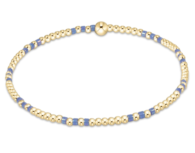 E Newton Hope Joy Pattern 2mm Bead Bracelet