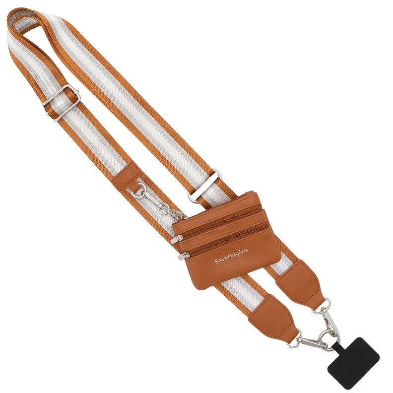 Clip & Go Crossbody Strap w/ Zippered Pouch