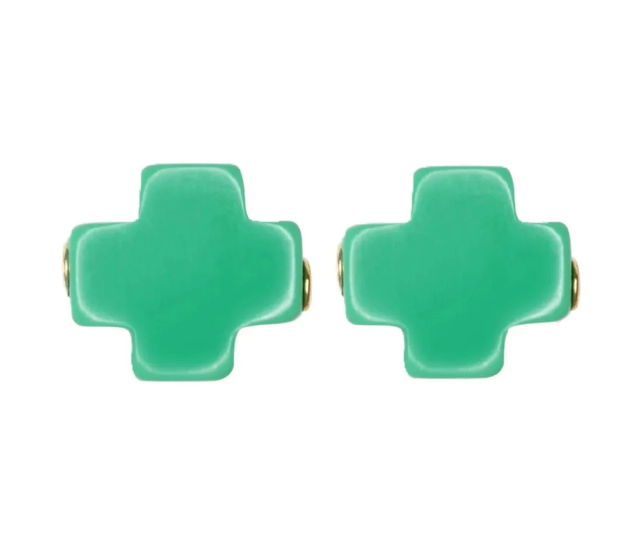 E Newton Signature Cross Studs