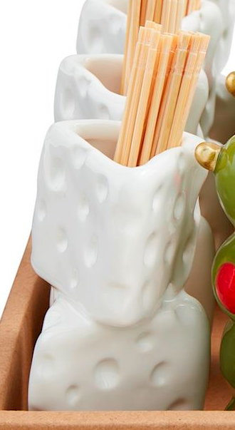Wine & Cheese Toothpick Holder