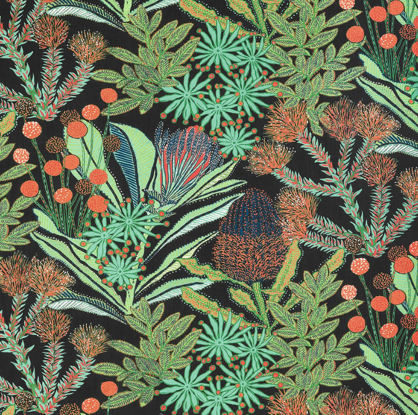 Protea Print Outdoor Pillow