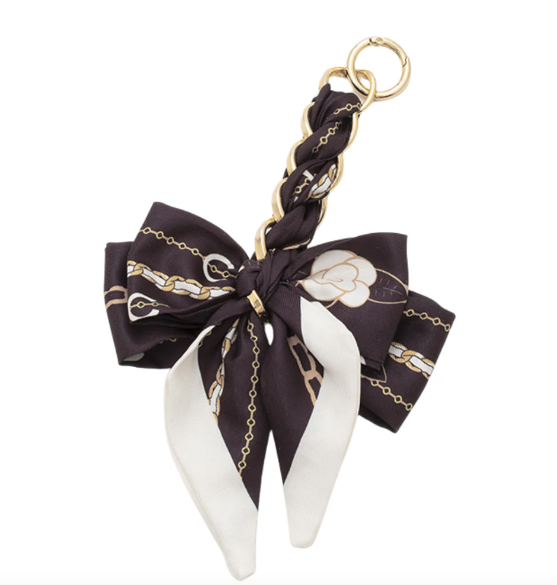 Silk Scarf Bag & Phone Charm