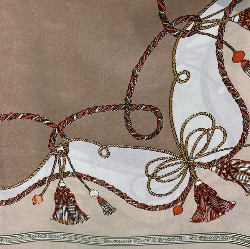 Coastal Cowgirl Silken Square Scarf