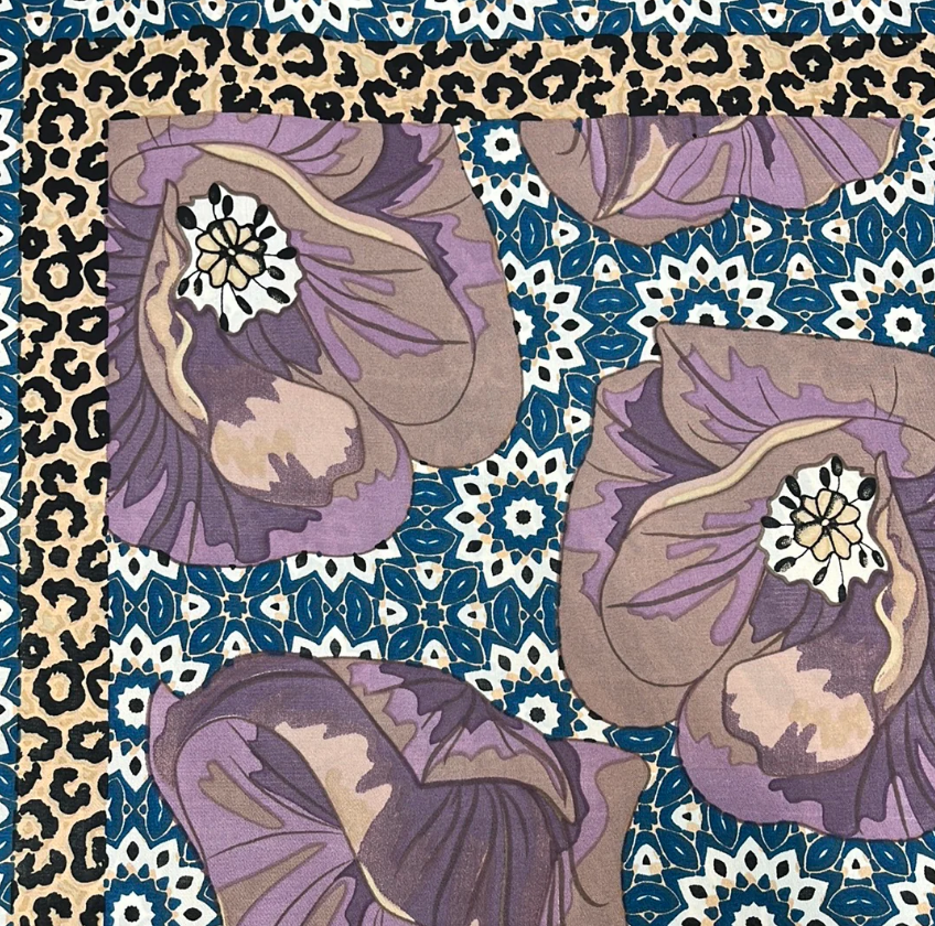 Poppy Silken Square Scarf