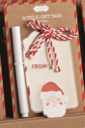 Christmas Acrylic Gift Tag Set