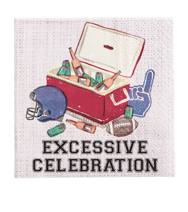 Tailgate Cocktail Napkins - Pack of 12