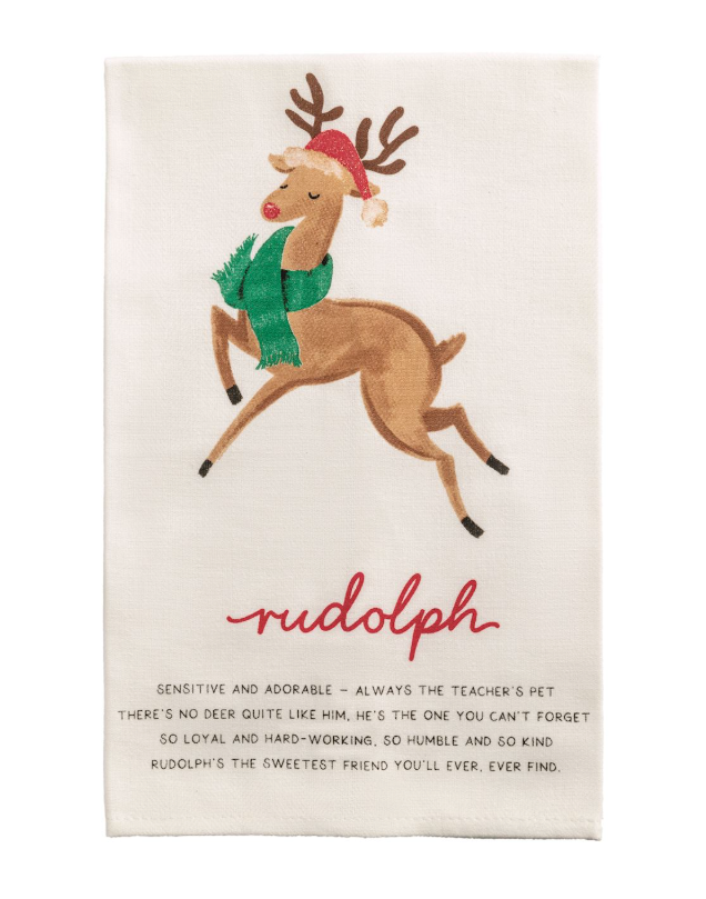 Reindeer Character Towel