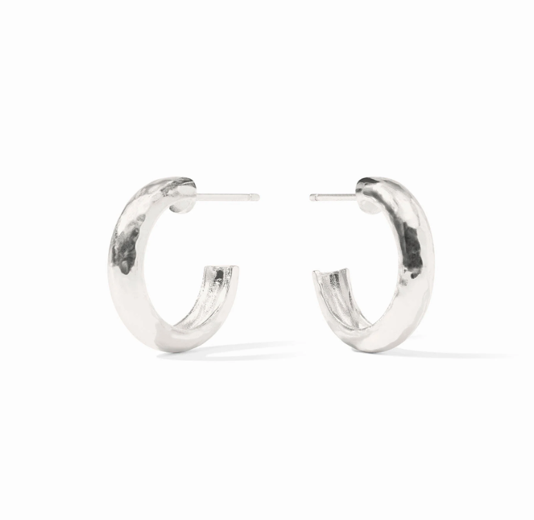 Julie Vos Havana Hoop - Silver