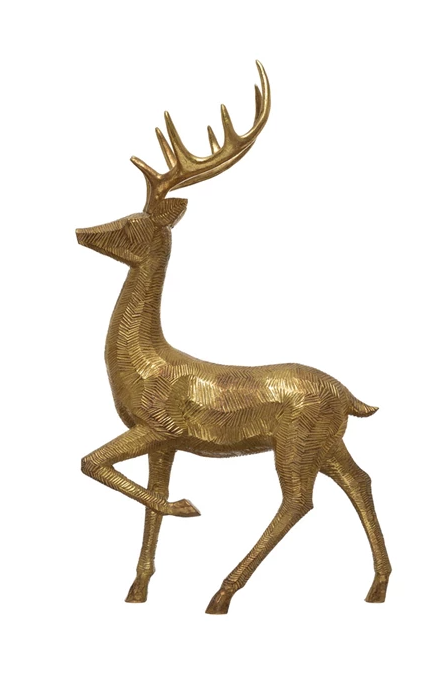 Gold Resin Deer