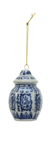 Blue & White Ginger Jar Ornament