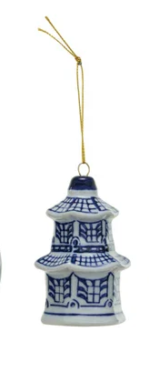 Blue & White Ginger Jar Ornament
