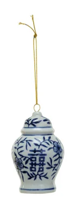 Blue & White Ginger Jar Ornament