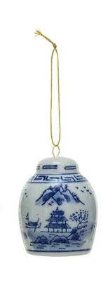 Blue & White Ginger Jar Ornament