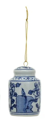 Blue & White Ginger Jar Ornament