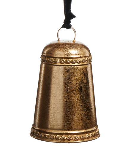 Gold Bell Ornament