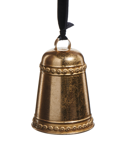 Gold Bell Ornament