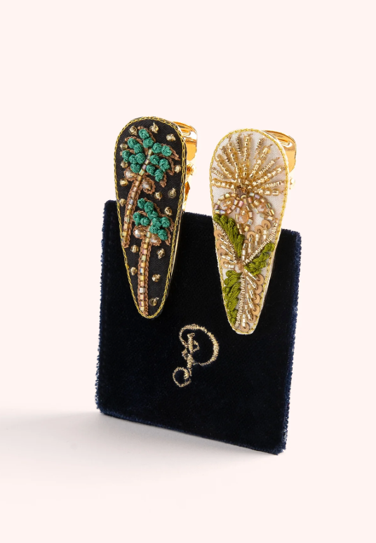 Jewelled Hair Clips Set