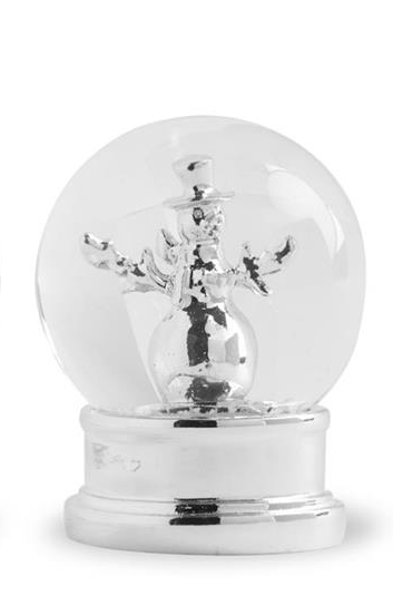 Mini Silver Snow Globe