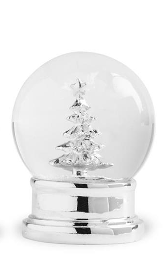 Mini Silver Snow Globe
