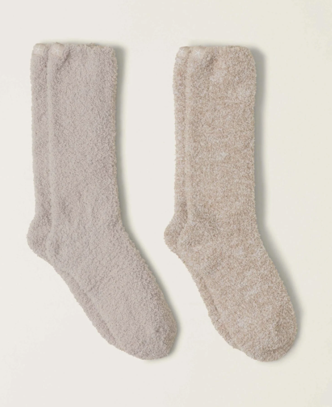 Barefoot Dreams CozyChic 2 Pair Sock Set