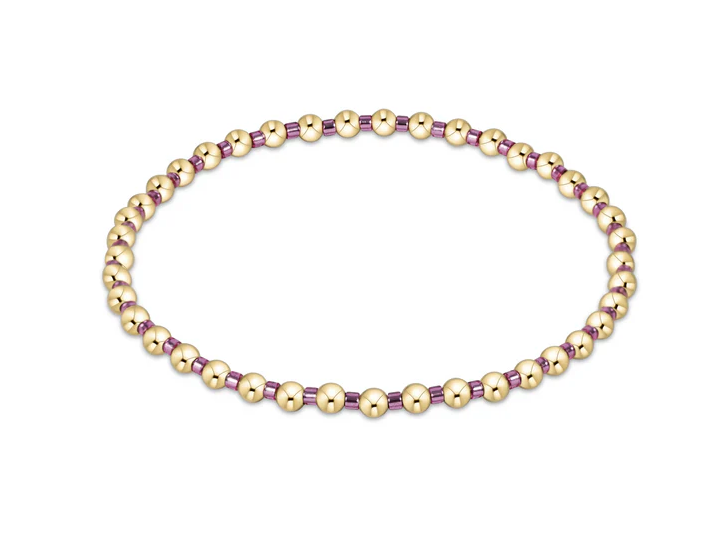 E Newton Hope Grateful 3mm Bead Bracelet