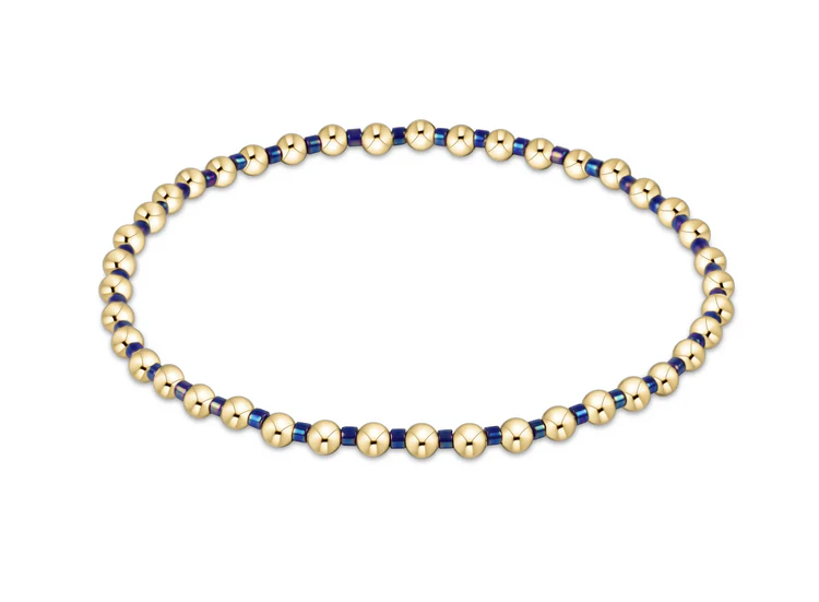 E Newton Hope Grateful 3mm Bead Bracelet