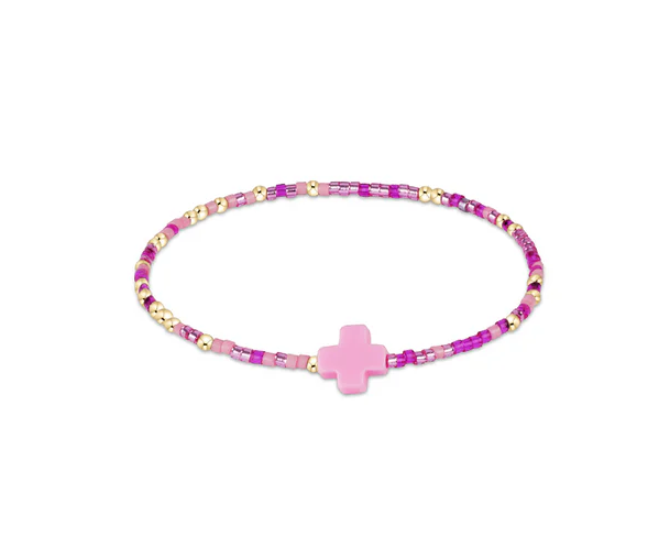 E Newton egirl Hope Unwritten Signature Cross Bracelet