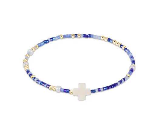 E Newton egirl Hope Unwritten Signature Cross Bracelet