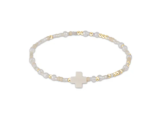 E Newton egirl Hope Unwritten Signature Cross Bracelet