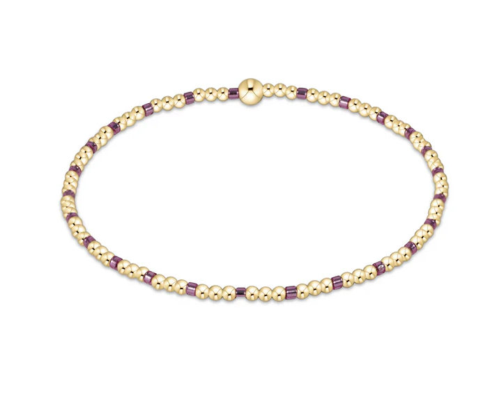 E Newton Hope Sincerity Pattern 2mm Bead Bracelet