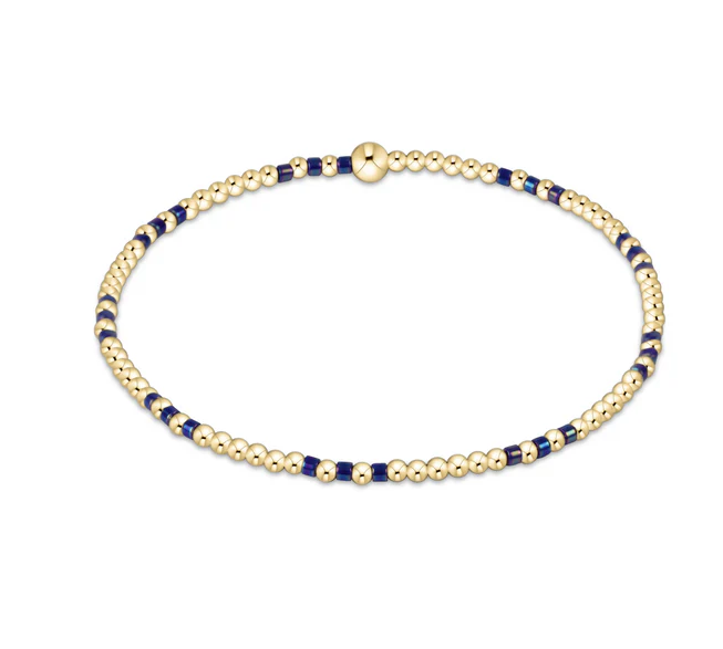E Newton Hope Joy Pattern 2mm Bead Bracelet