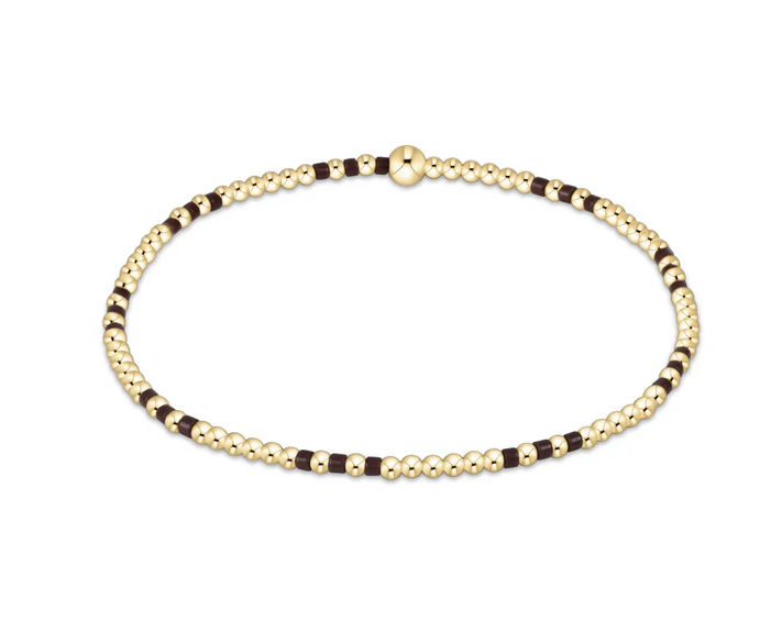 E Newton Hope Joy Pattern 2mm Bead Bracelet