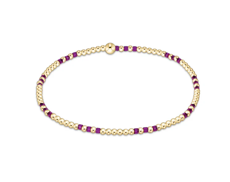 E Newton Hope Joy Pattern 2mm Bead Bracelet