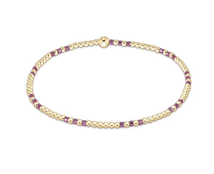E Newton Hope Joy Pattern 2mm Bead Bracelet