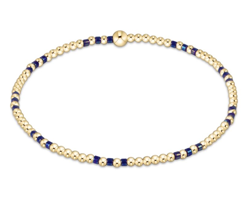 E Newton Hope Joy Pattern 2mm Bead Bracelet