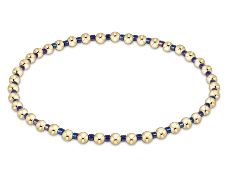 E Newton Hope Grateful 3mm Bead Bracelet