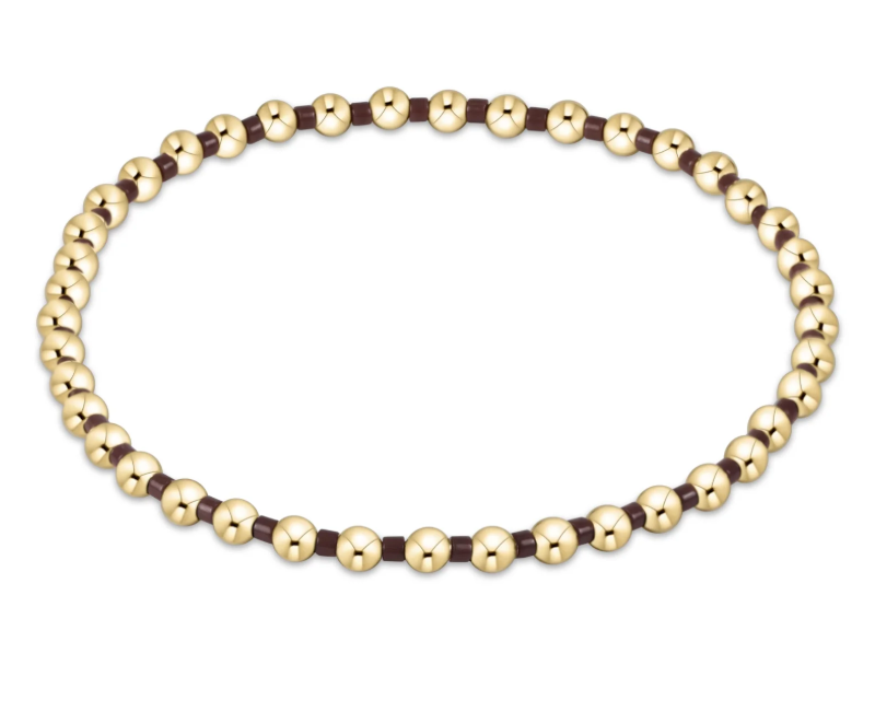 E Newton Hope Grateful 3mm Bead Bracelet